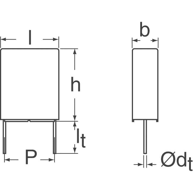 BFC241671005 Vishay Beyschlag/Draloric/BC Components  Film Capacitors